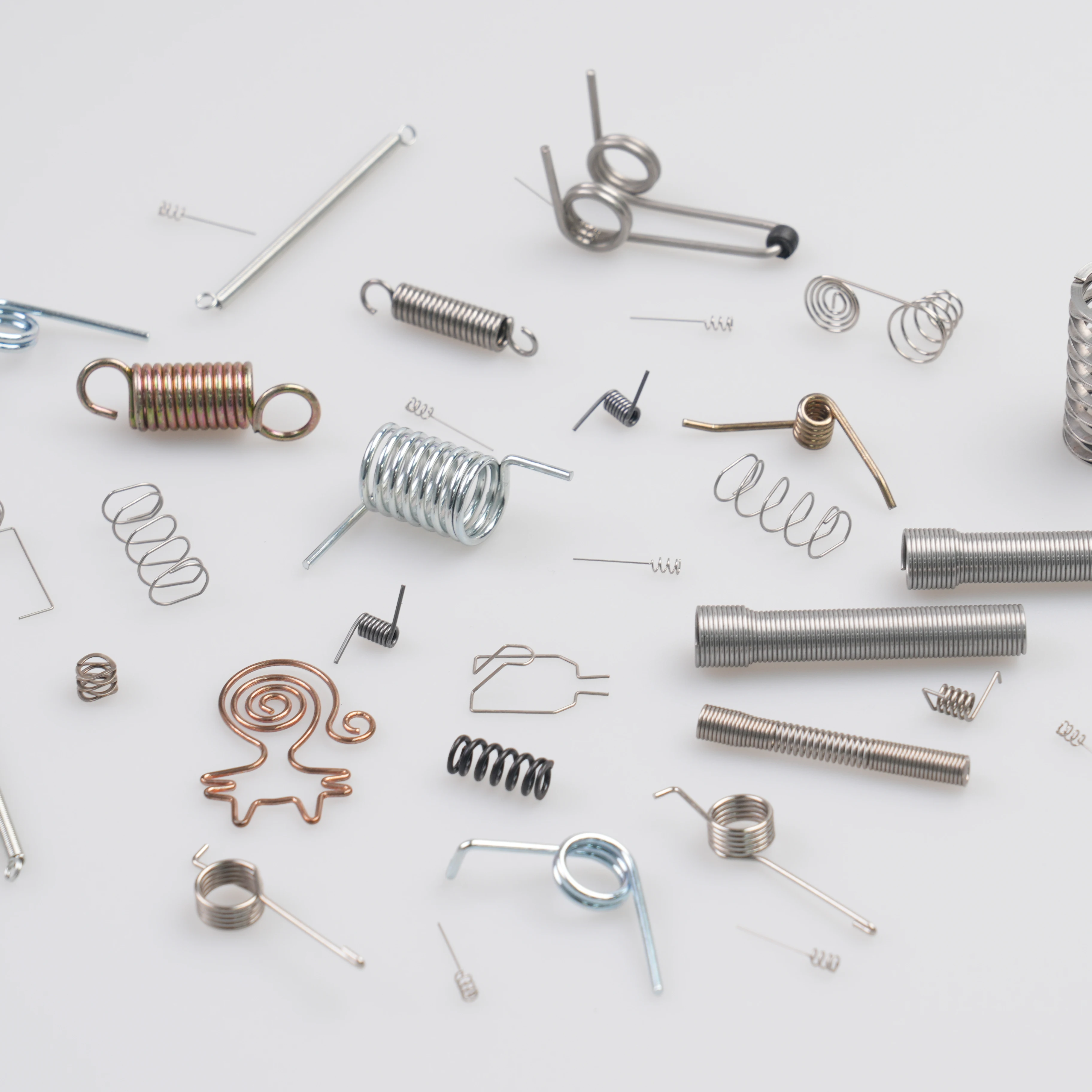 Stainless Steel Industrial Machine Small Big Wire Forming Flat Coil Tension Torsion Compression Spring