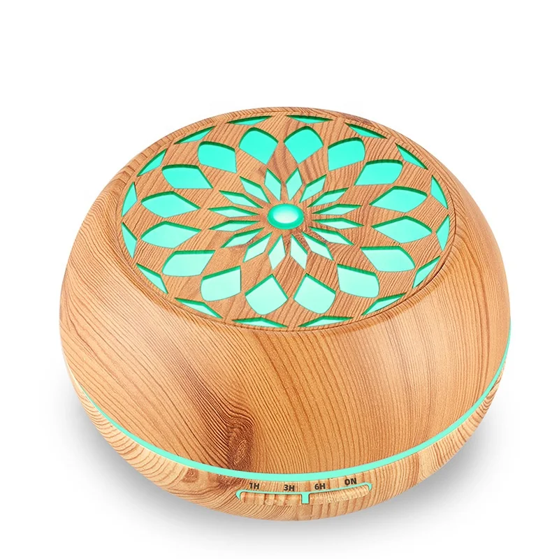 7 Led Color Air Humidifier Aroma Diffuser Newest Remote Control Electric Aromatherapy Purifier Essential Oil Wood Aromatic