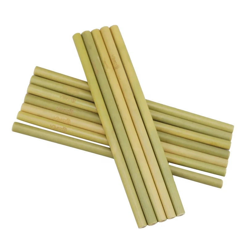 Best selling custom logo natural eco-friendly reusable bamboo straws