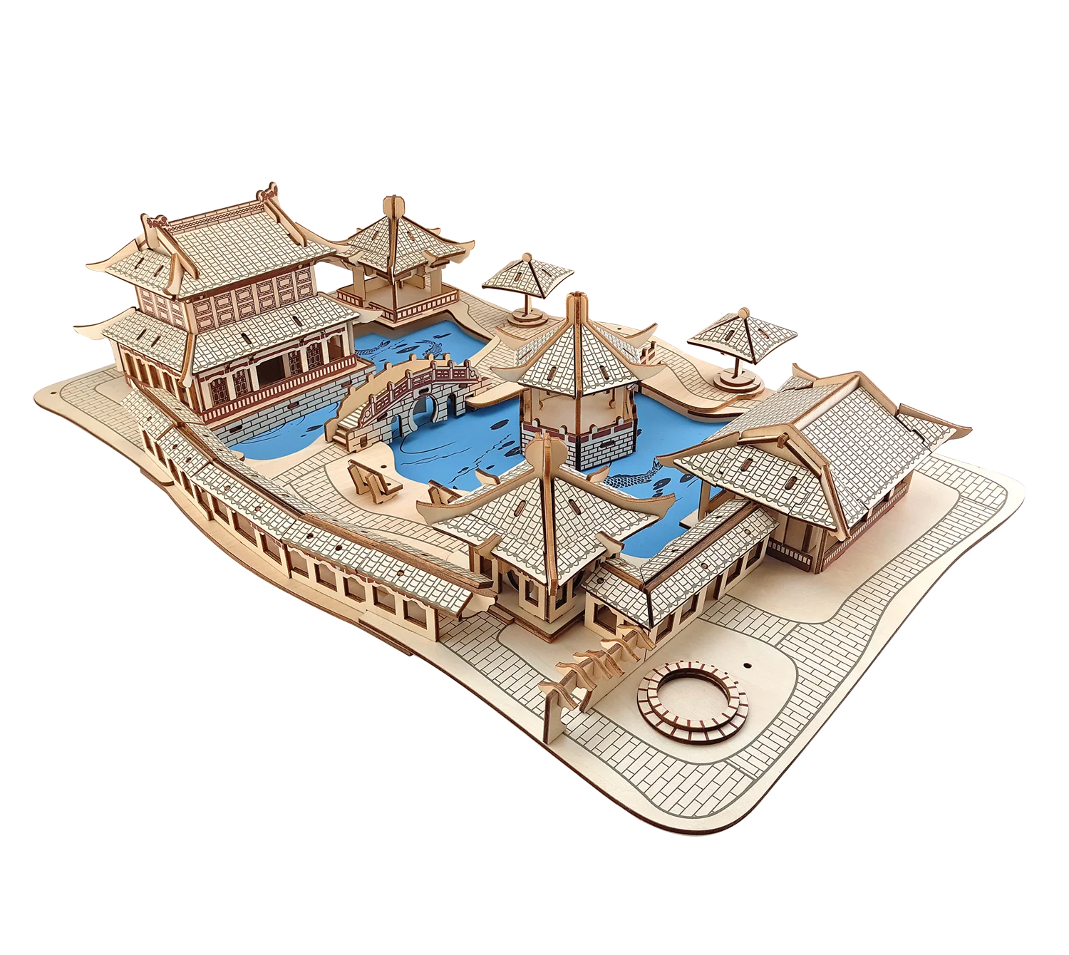 Wisdom House Children Mechanical Model New Design Giant Puzzle 3D  Assembly Model Toy for Adults and Teens