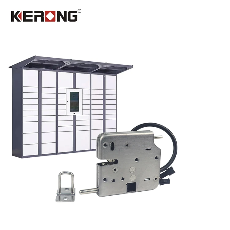 KERONG Vending Machines Lock 430 Stainless Steel Delivery Parcel Locker 12V 24V Electronic Rotary Latch