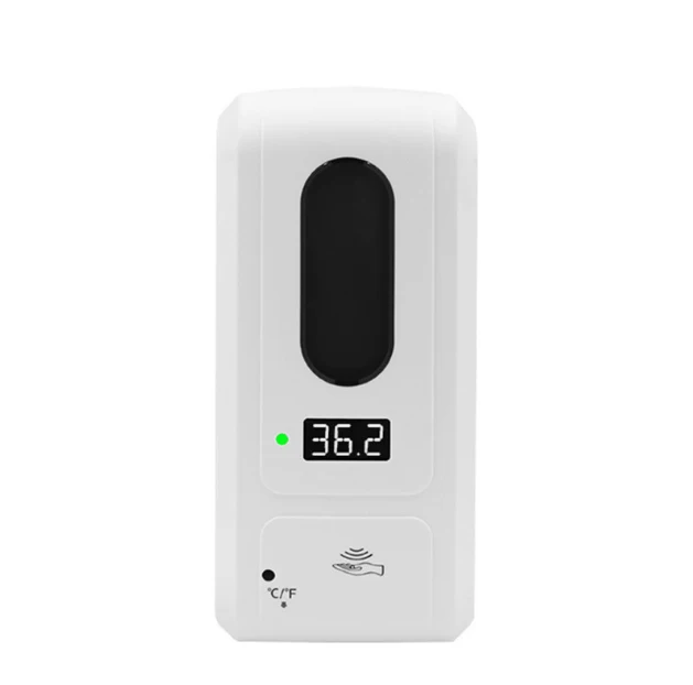 
Wall Mounted k9 pro plus thermometer dispenser Hotel Automatic sensor alcohol soap dispenser temperature scanner with dispenser 