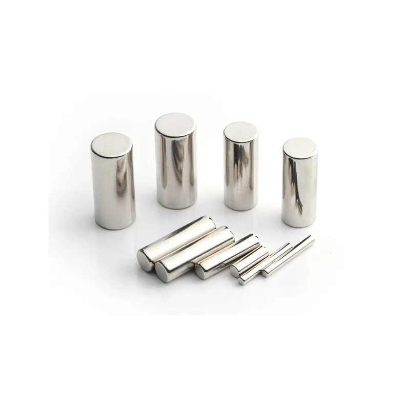 N52 Strong Diameter Magnetized Bar Cylinder Rare Earth Permanent Neodymium Magnet for Sale