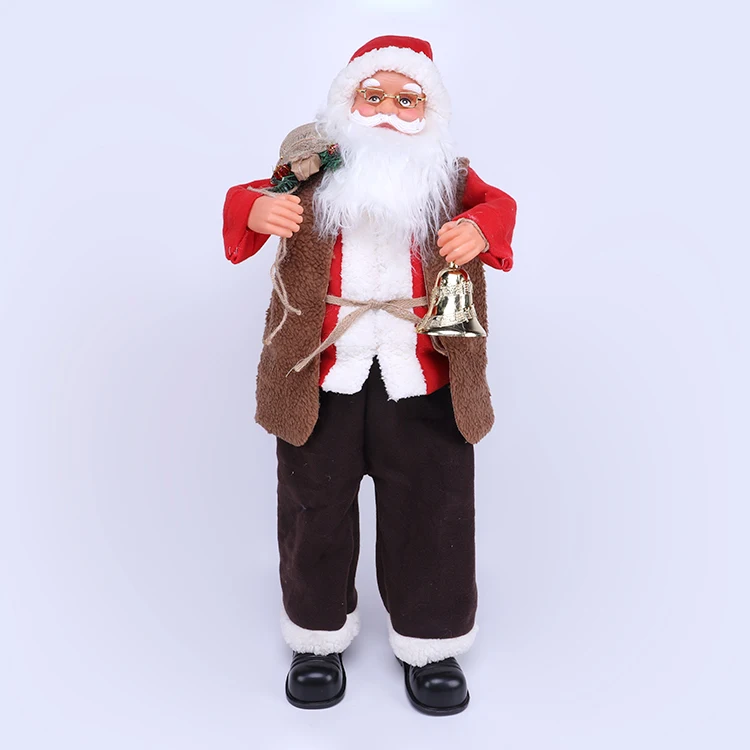 New Electric Santa Claus Toy Singing Santa Toy Christmas Decoration Supplies