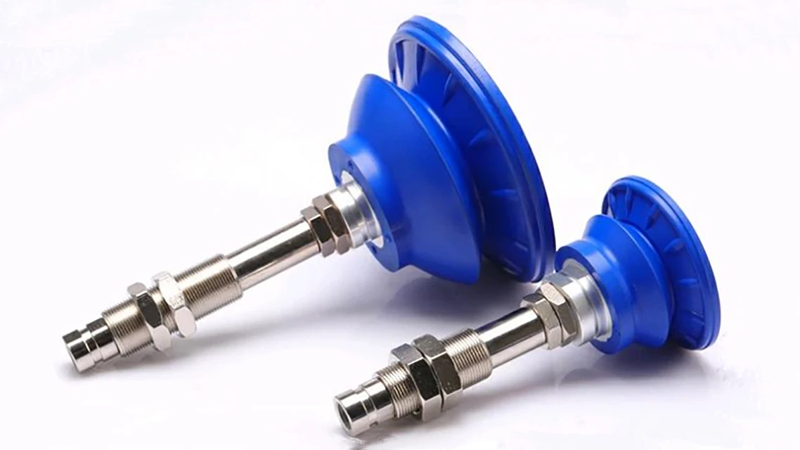 NBR Blue bellows vacuum suction cup SAB 30 NBR-60 G1/4-IG for steel plate