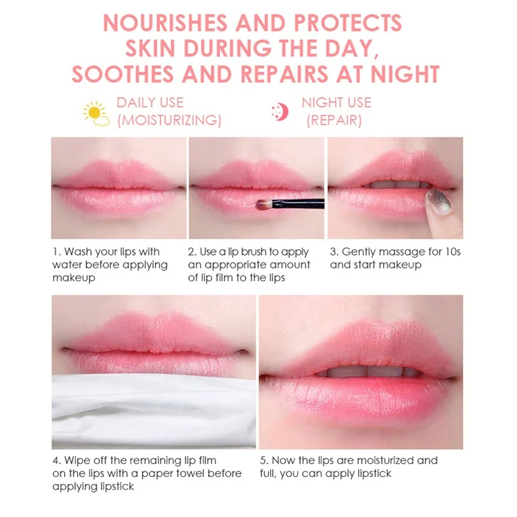 Private Label Lip Mask Watermelon Seed Oil Shea Butter Vitamin E Sleeping Collagen Lip Mask