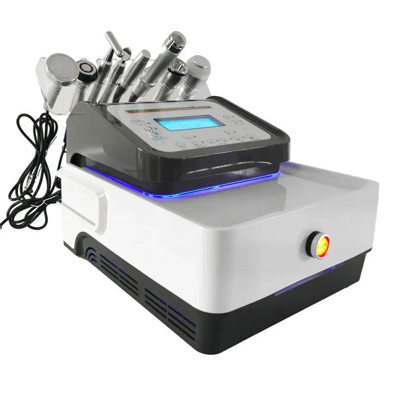 Multifunctional Beauty Skin Energy Activated Instrument 8 In 1 Oxygen Facial No Needle Electroporation Mesotherapy Machine