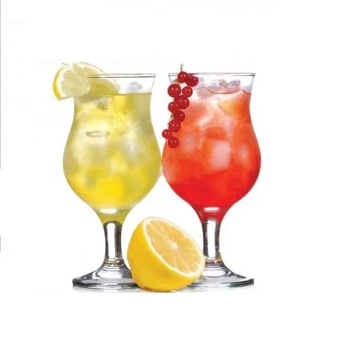 2020 hot selling tulip shaped  drinking glasses with high stem