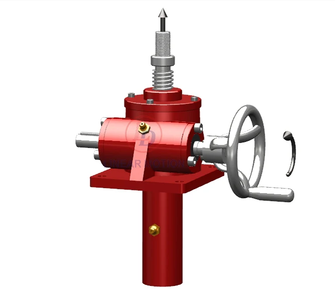 Top quality manual screw jack hand wheel worm gear screw jack for lifting system