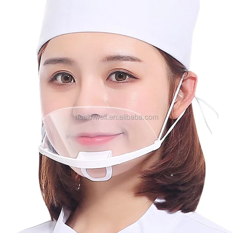 Transparent Face mouth cover with Anti Fog Shield