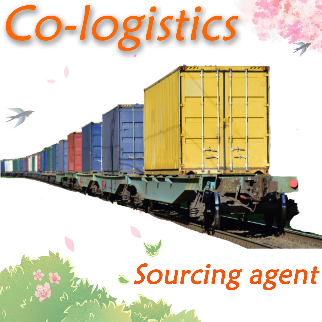 Rail Freight Agent Transport Cargo Truck Railway Shipping China to Europe Germany France Uk Spain Italy Dropshipping Top