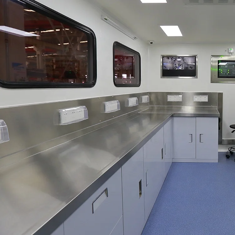  Remote areas mobile on-site laboratory exhaust system
