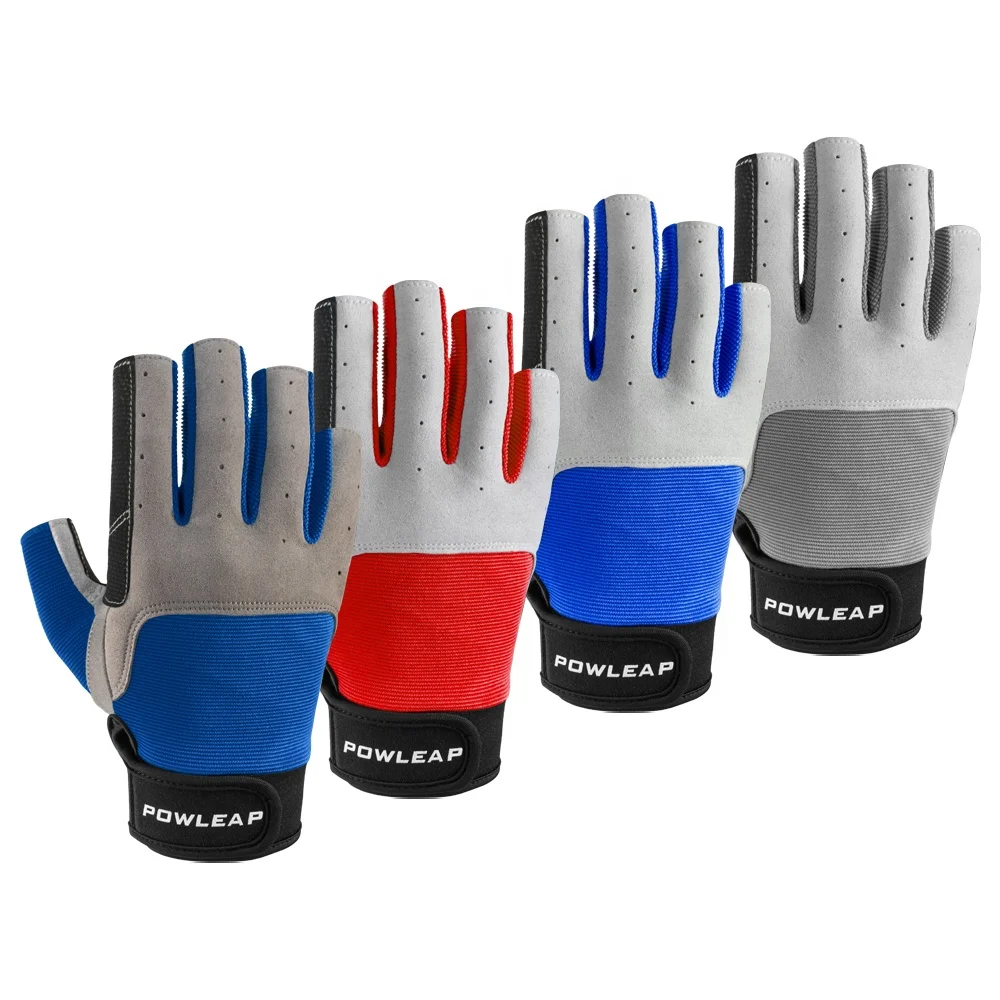 Men Women Custom Colorful Kayaking Quick Dry Water Activities Gloves Lightweight Yachting Gloves Factory
