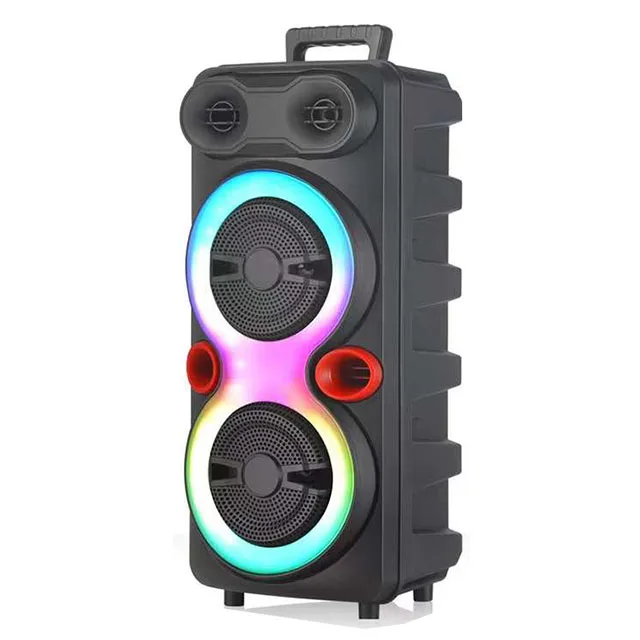 NDR-F88 Горячее предложение наружный портативный диктор вагонетки со светодиодной подсветкой партия активная акустическая система