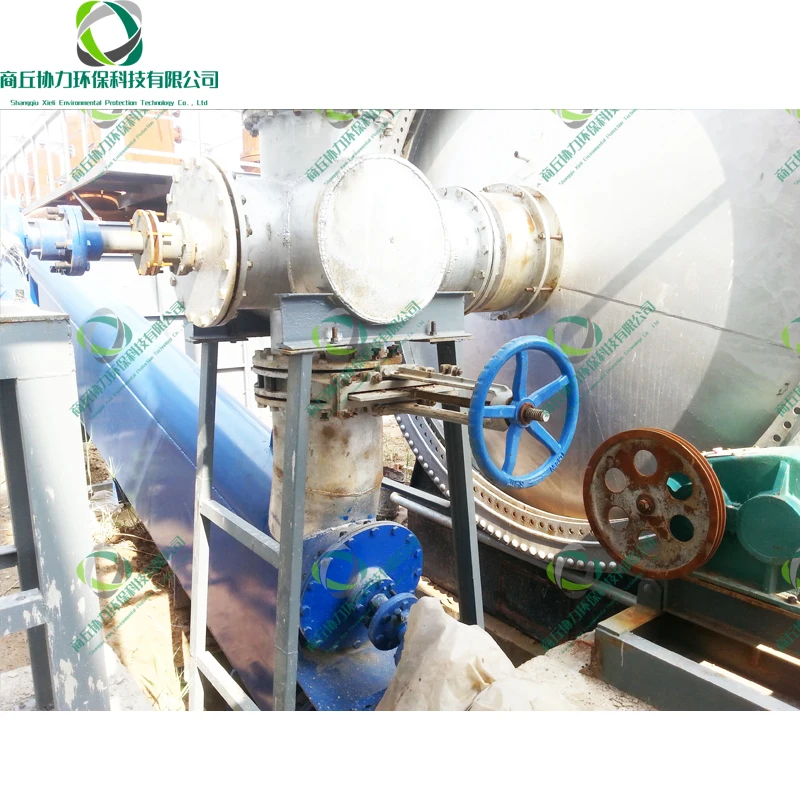 Pyrolysis Waste Tire To Fuel Extraction Recycling System Plant