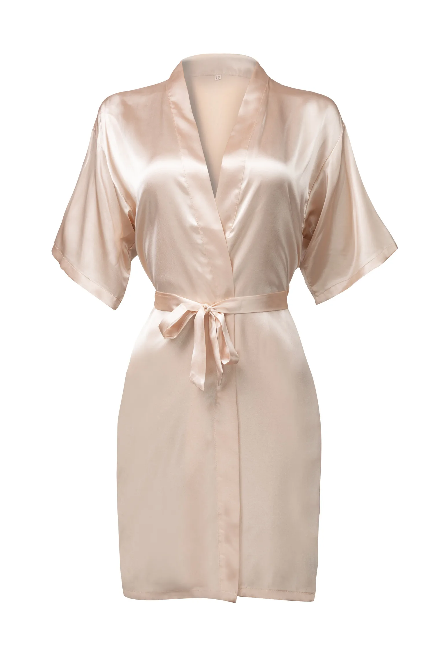 Autumn Silk Pajamas Sexy and Loose Cardigan with Lace up Bathrobe Casual and Home Clothing Yarn Dyed Technique Smooth