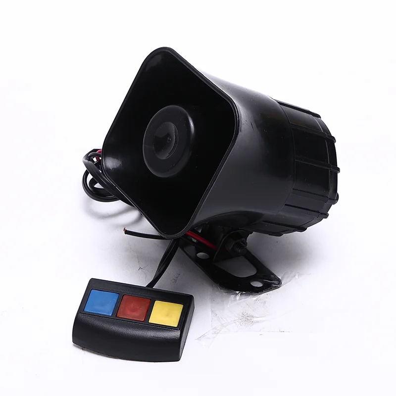 Hot Sale 110db Police Siren Speaker High Performance Multi Sound Car Horn With Three Buttons