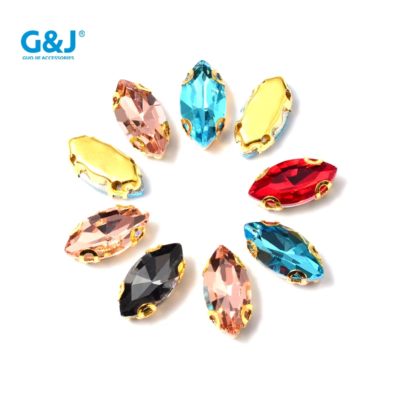 D cup with glass stone setting  sewing on hose eye shape for fashionable  night club clothes