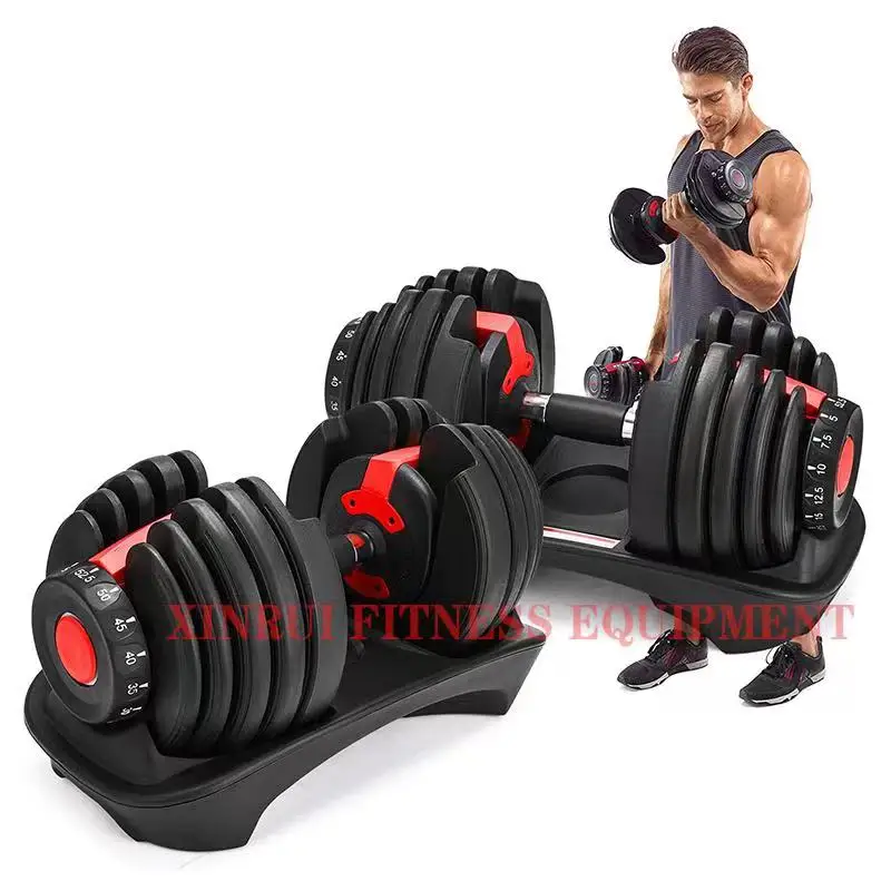 24kg Adjustable  Dumbbell Commercial Home Fitness Equipment