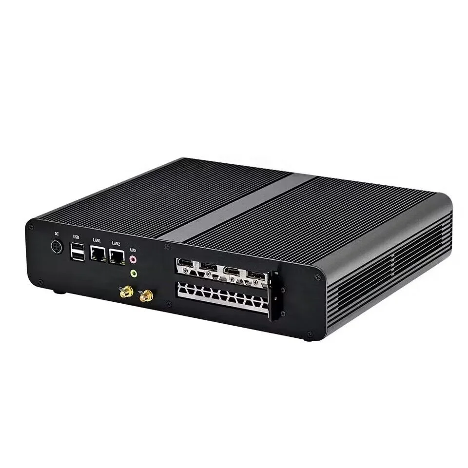 MiniTree Gaming PC Intel Core i7 12650H 10Core CPU RTX4060 Graphic Dual LAN 2*DDR5 RAM NVME 2TB 4K 2*HD 2*DP Support Win10 Linux