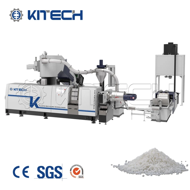 China High Output  in Low Price Energy Saving Waste Plastic  Recycling Granulator Machine
