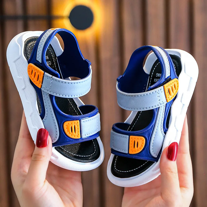 New Style American Fashion slippers Children Flat Sandals Soft Soles Toddler Beach Shoes Kids Boys Chaussures Enfant Fille