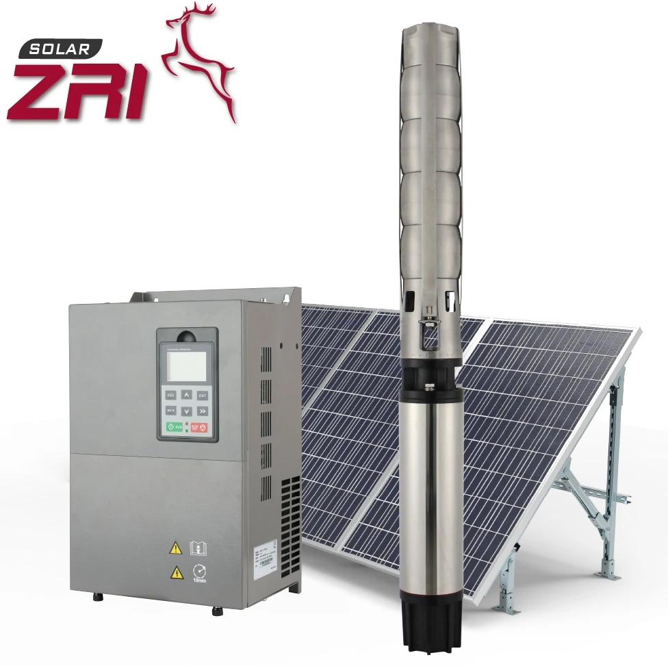 ZRI 8 inch 8SP95 2.5 hp Solar Water Pump DC Solar Submersible DC Water Pump Submersible Pump
