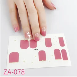 Wholesale Nail Stickers Designer Luxury Nail Stickers Non Toxic Full Cover Nail Art Kits Professional Set
