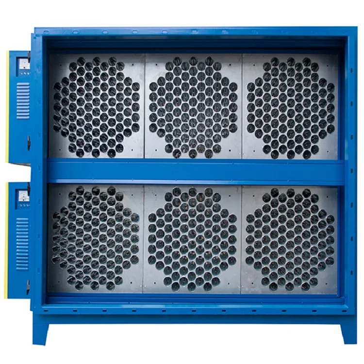 Dry Scrubber Series Electrostatic Precipitator For Filter Oil Fume Smoke Odour Grease 50000M3/h Air Pollution Control System
