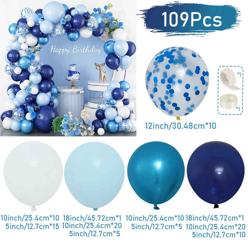 Macarons Blue Green Purple color Balloon Garland Arch 5 10 12 18 Inch Balloons Different Size Party Decoration Wedding Birthday