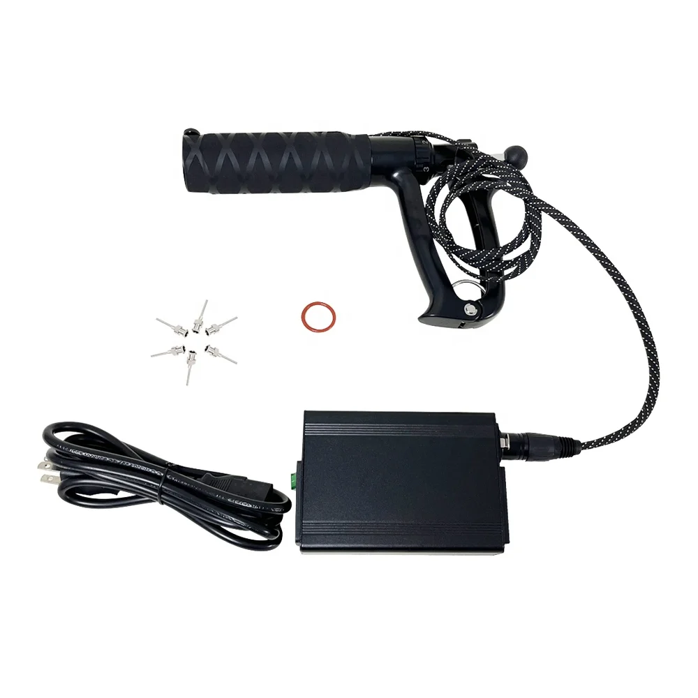 110v/220v Portable Syringes Filling Machine Hand Held Tube Thick Oil Liquid Filling Gun