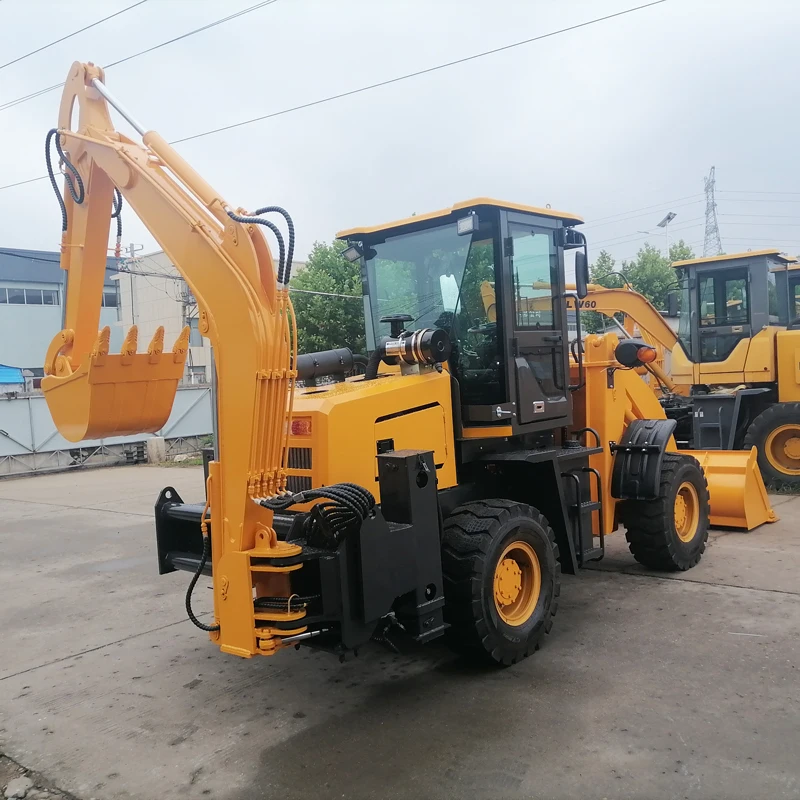 Ce/Epa Engine Large Mini Retroexcavadora Farm Tractor Backhoe Excavator Loader 4x4 Backhoe New Diesel