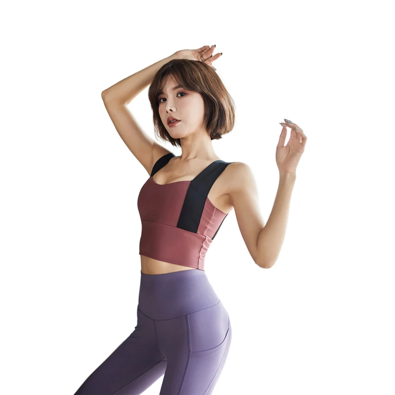 High Quality Factory Price Yoga Workout Ribbed Sexy Sport Bras Tank Ladies Seamless Plus Size Crop Top Bra Sports BrasHigh Quali