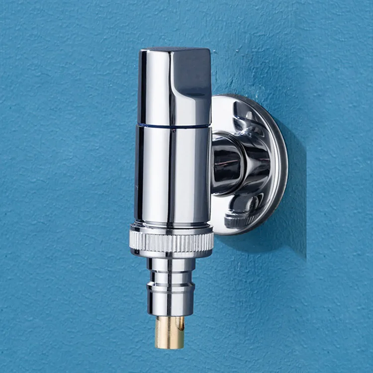 Hot Sales Copper Washing Machine Automatic Stop Valve Faucet Special Mini Short Joint Anti Falling Brass Faucet