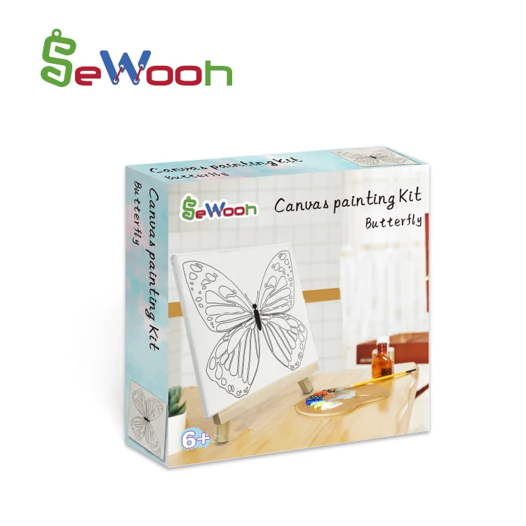 Набор для рисования бабочками на холсте детей