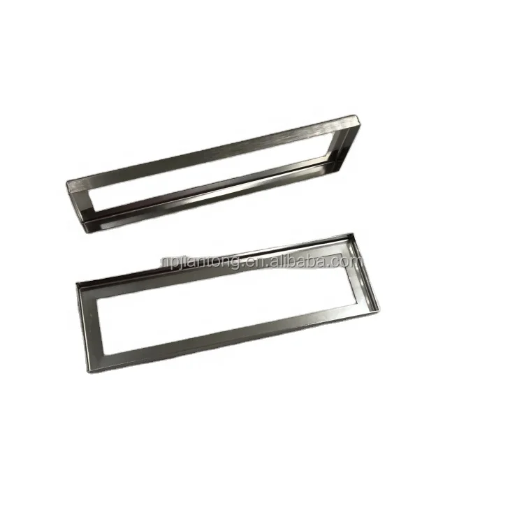2023 hot sale metal factory High Quality Customized Metal stamping bending Zinc Alloy buckle rectangle square rings bag buckles