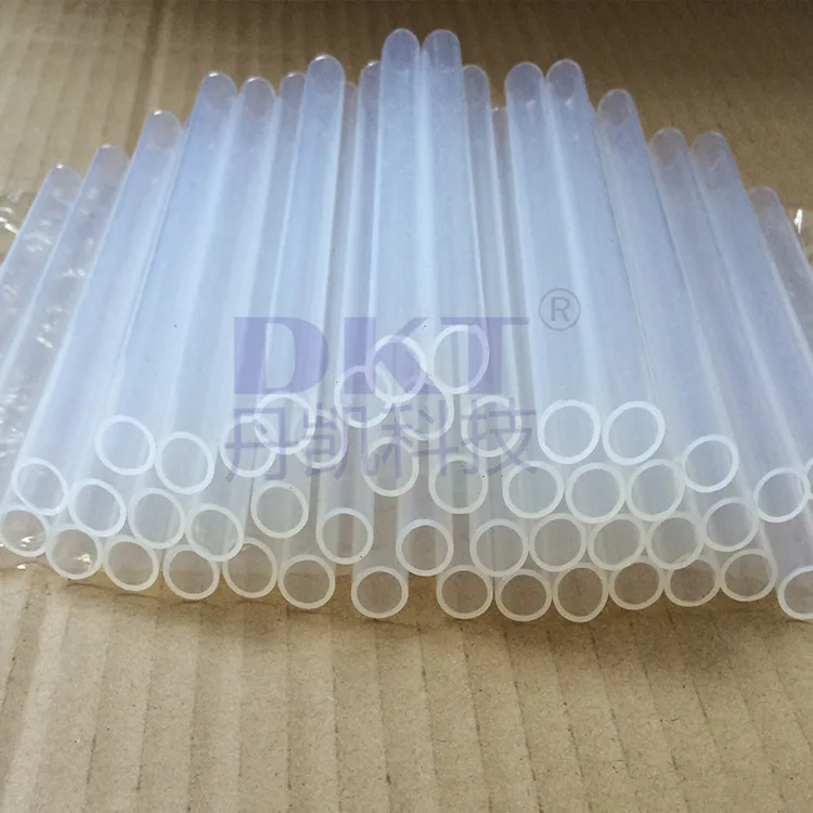 DKT Corrosion Resistance 3.96 mm*6.35 mm Plastic FEP Tubing For  High Purity Reagent Delivery Tube