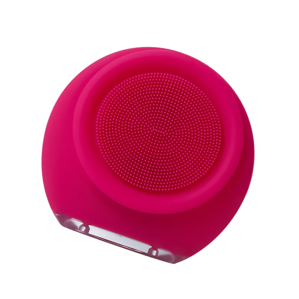 Facial Tool Waterproof Ipx7 Rechargeable Deep Cleaning Face Scrubber Silicone Facial Cleansing Brush