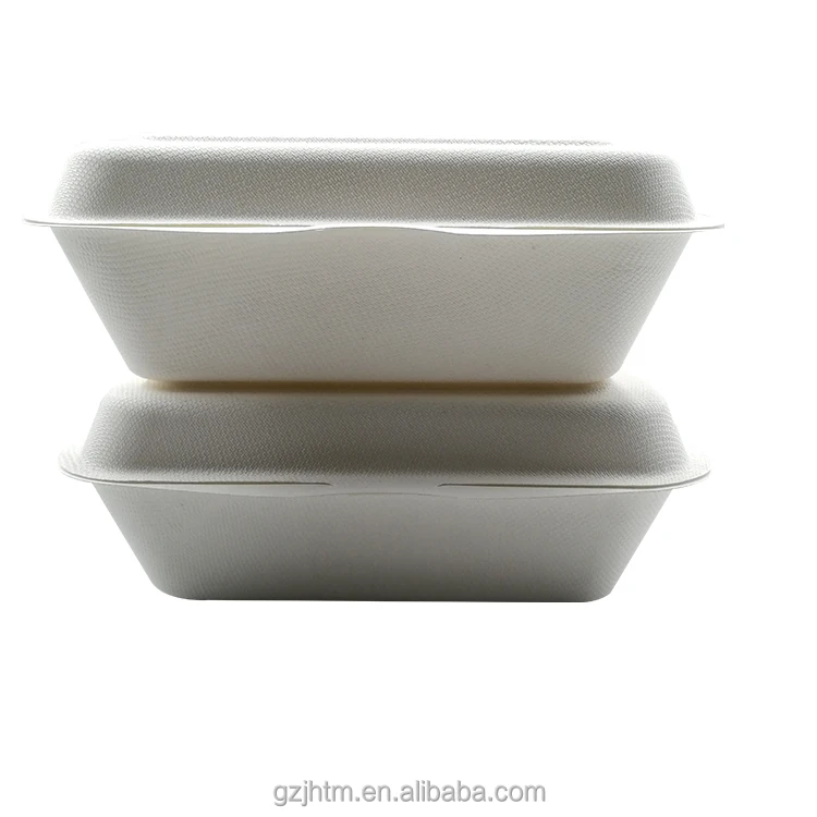 Hot Sale biodegradable sushi tray fast food contain packaging  material for food  takeaway rectangle disposable box