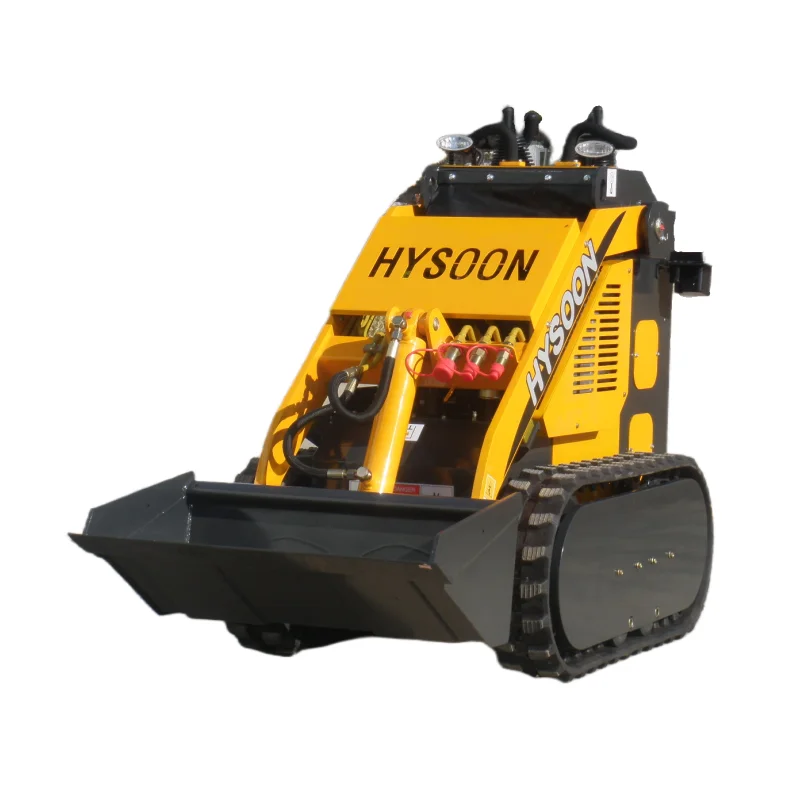 CE Approved Mini Skid Steer Loader 950 KG 4-Wheel Loader Weichai Engine Low Price Construction Machinery China 1 Ton Rated Load