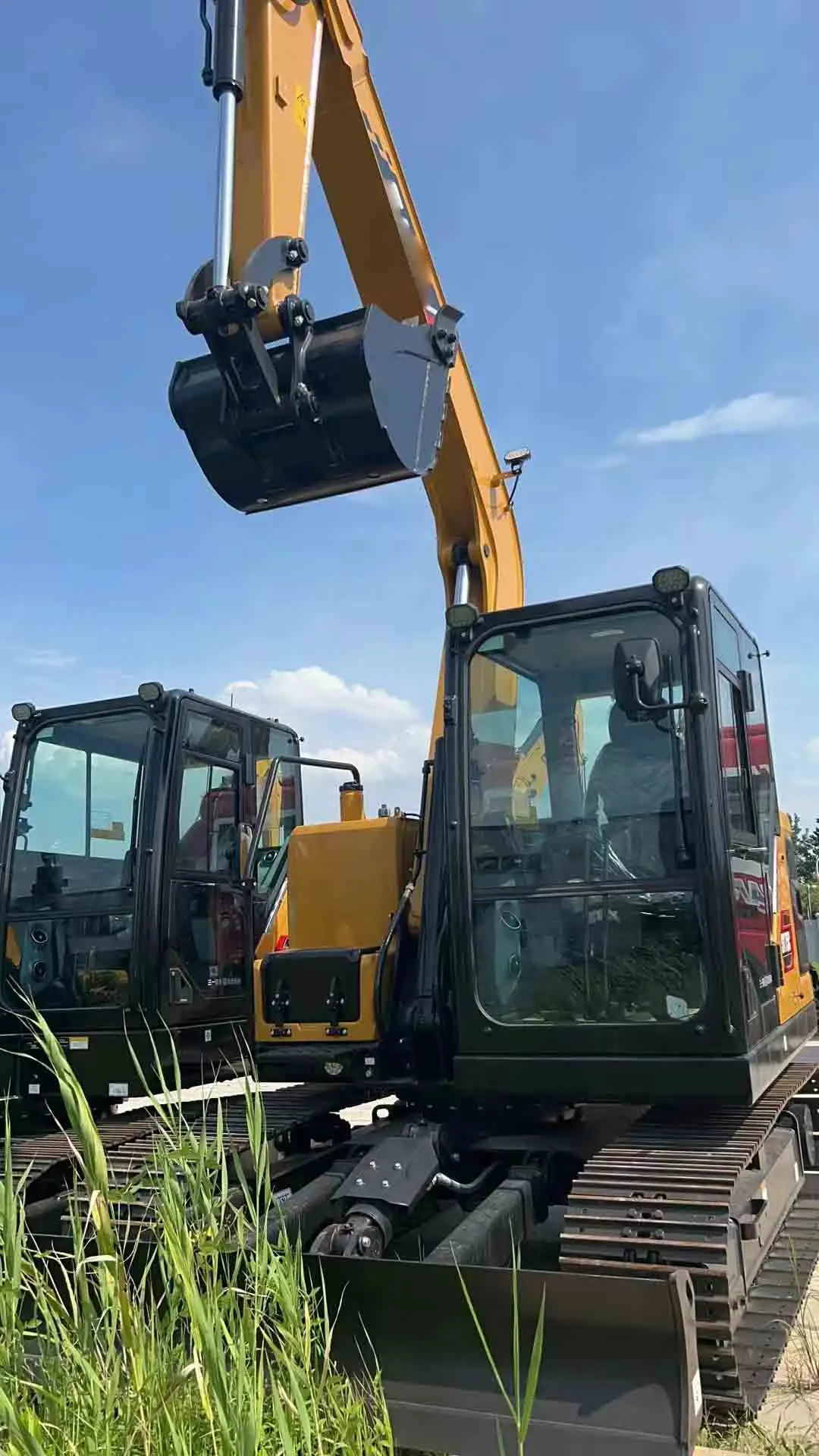 SANY 7 тонн 43kw экскаватор SY75C DENSO двигатель мини гидравлический с различными насадками