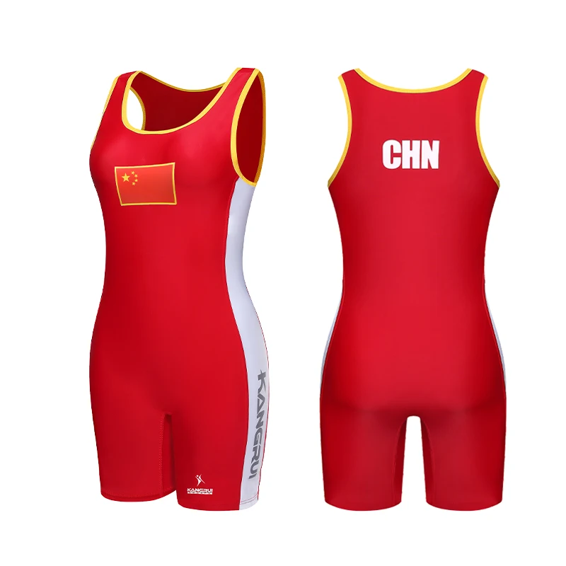 High Quality Professional Wear Lifting Suit Men Women Wrestling Singlets Wholesale wrestling Uniform