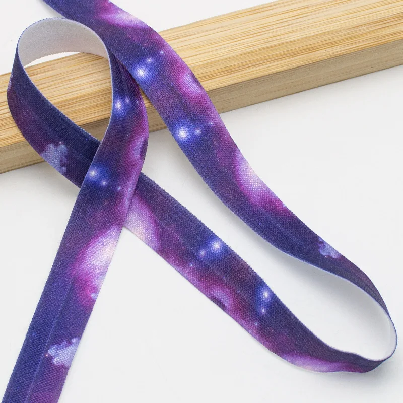 Factory Direct Sale Nylon Elastic Bands Edging Twill Belt Fold Over Sewing Thread Elastic Edging Garment Accessories