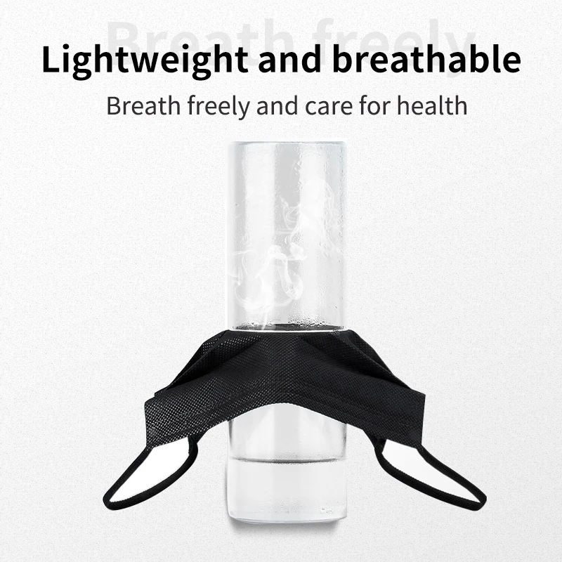 Manufacturer High Quality Disposable Medical Masks Black 3 Ply Surgical Facemask for Adult