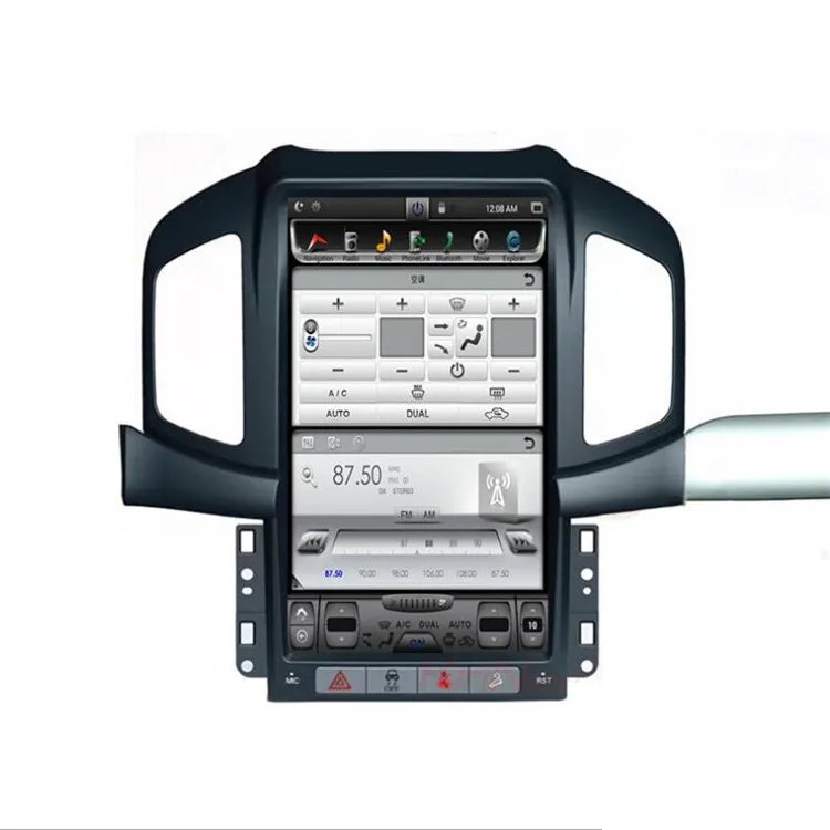 Автомобильный мультимедийный Dvd-плеер, 13,6 дюймов, Android, для Chevrolet Captiva 2008-2017, GPS-навигация, Octa, 64 ГБ