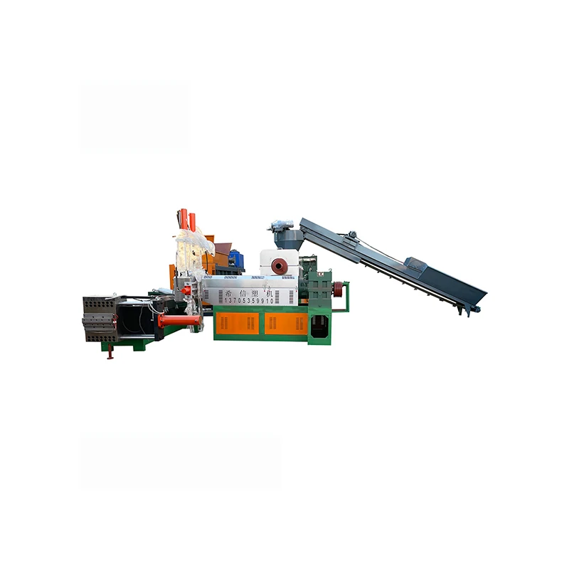 three stages plastic granulation HDPE LDPE PP soft and rigid material plastic pelletizing line