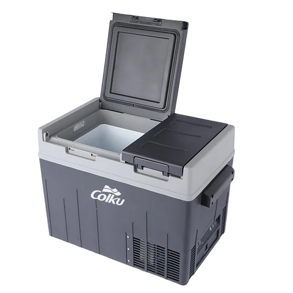 New Arrival 36L Compressor Freezer Box Portable Double Door Camping Fridge 12 Volt Refrigerator for Truck