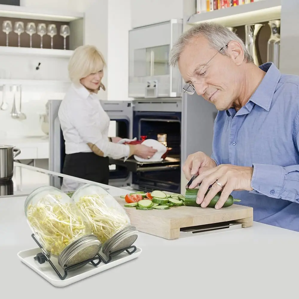 16oz 32oz 64oz Sprout Maker Seed Sprouting Jar Kit