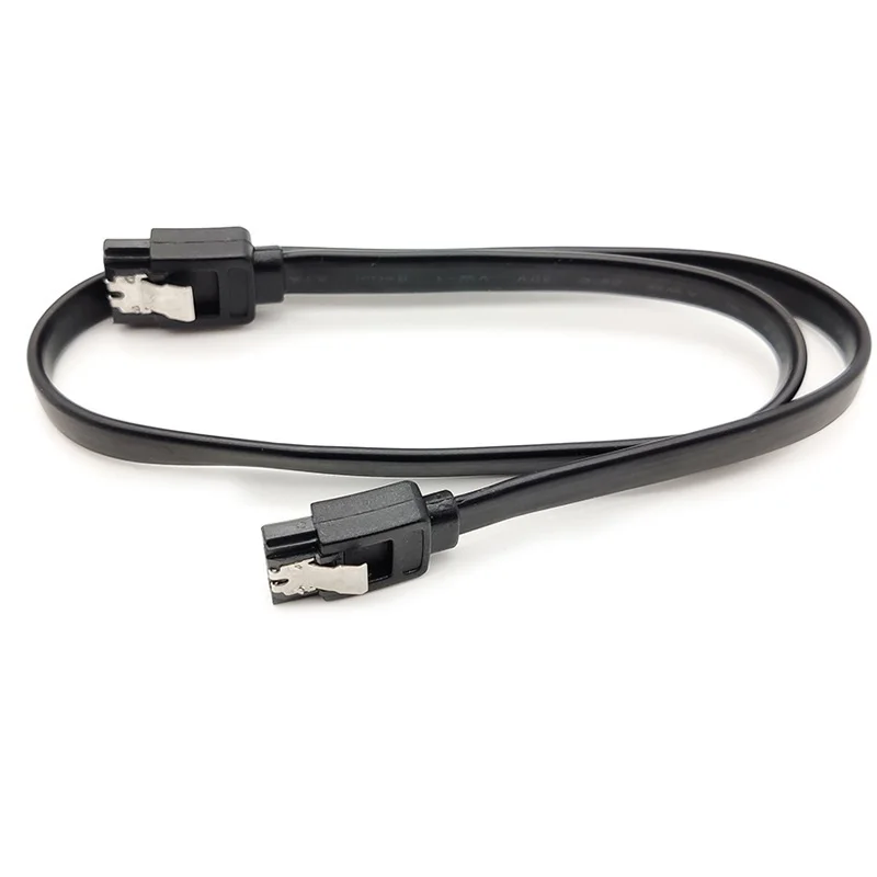 90 Degree 45CM 1M SATA II III Cable, Cable Creation 8-inch Red SATA II III 6.0 Gbps 7pin Female to Female Data Cable