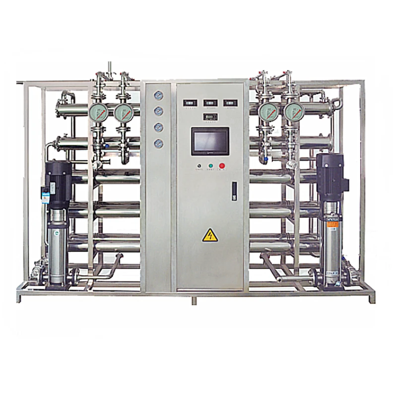 
Yuquan brand 1000LPH industrial 2 stage RO reverse osmosis filtration ultra water purification equipment 